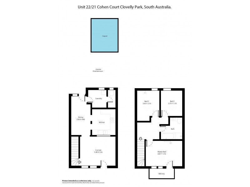 22/21 Cohen Court, Clovelly Park SA 5042 Floorplan