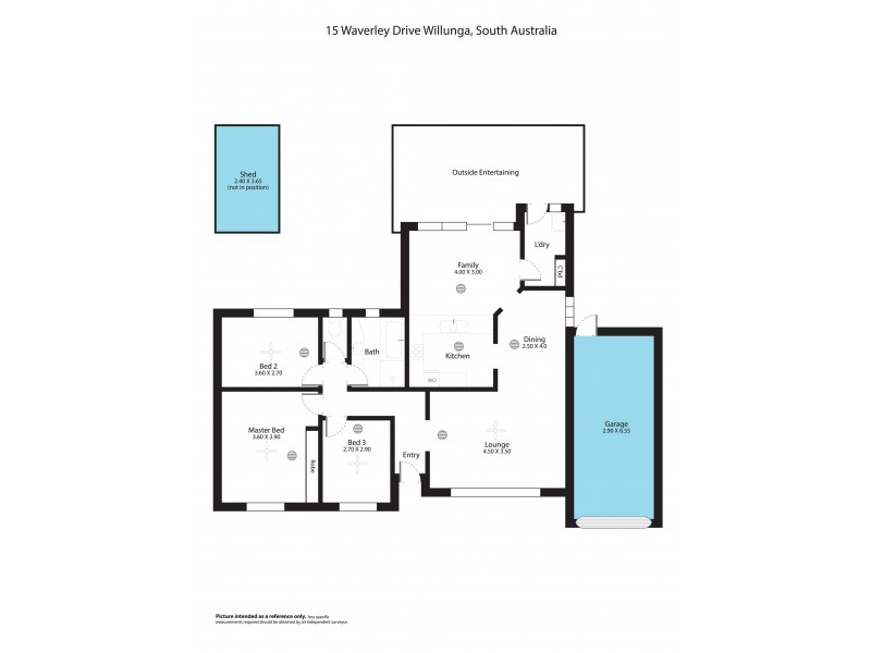 15 Waverley Drive, Willunga SA 5172 Floorplan
