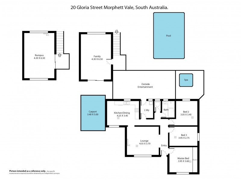 20 Gloria Street, Morphett Vale SA 5162 Floorplan