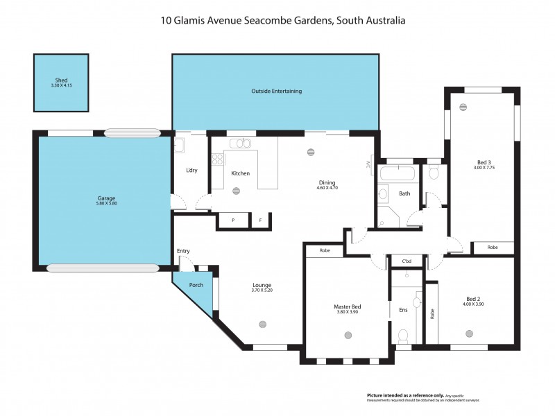 10 Glamis Avenue, Seacombe Gardens SA 5047 Floorplan