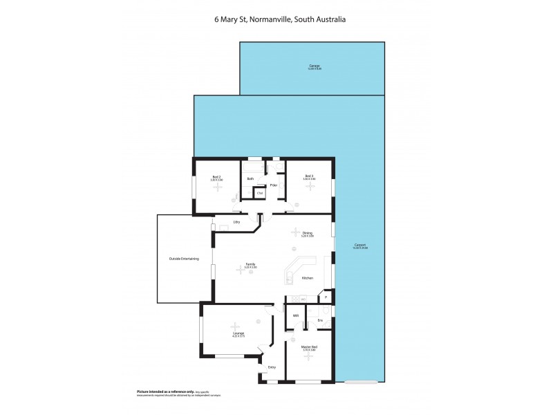 6 Mary Avenue, Normanville SA 5204 Floorplan