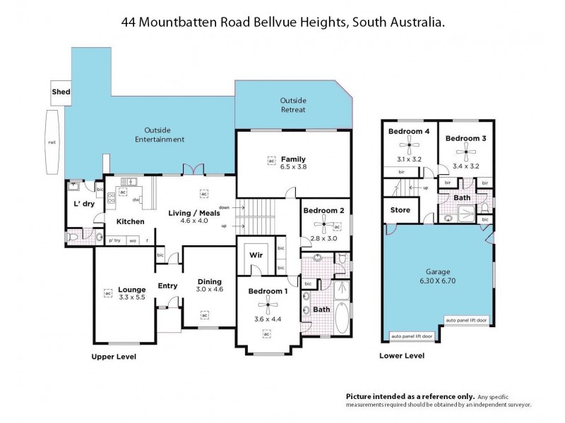 44 Mountbatten Road, Bellevue Heights SA 5050 Floorplan