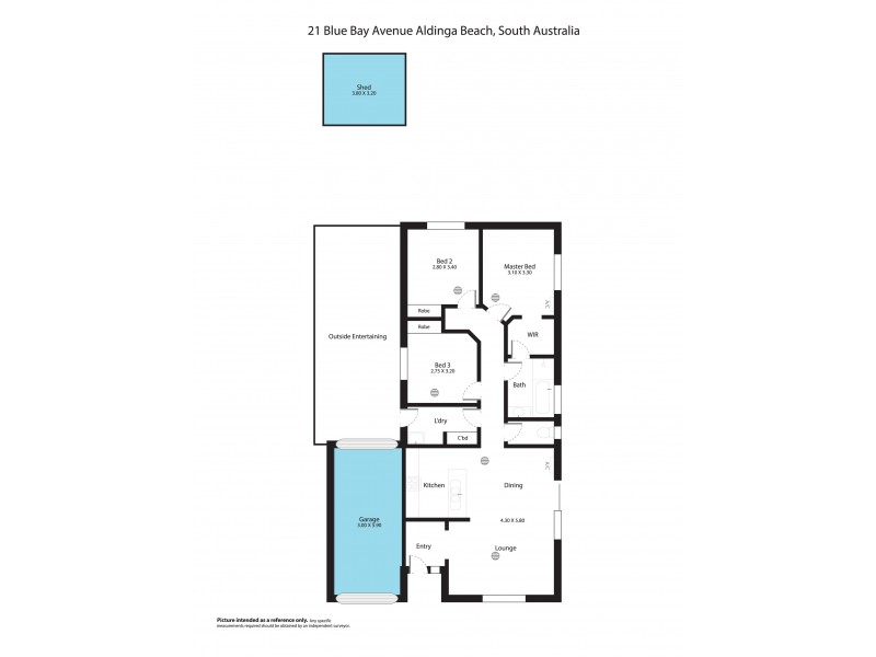 21 Blue Bay Avenue, Aldinga Beach SA 5173 Floorplan