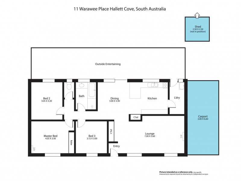 11 Warawee Place, Hallett Cove SA 5158 Floorplan