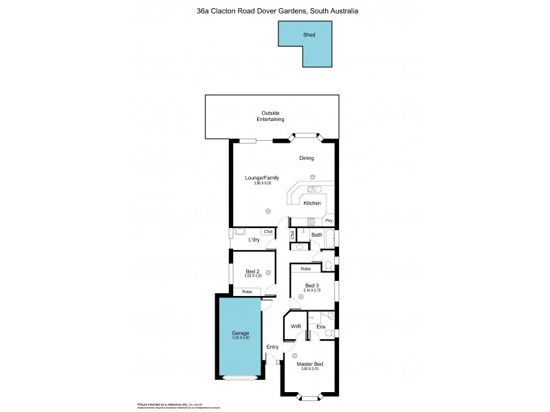 36a Clacton Road, Dover Gardens SA 5048 Floorplan
