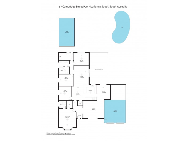57 Cambridge Street, Port Noarlunga South SA 5167 Floorplan