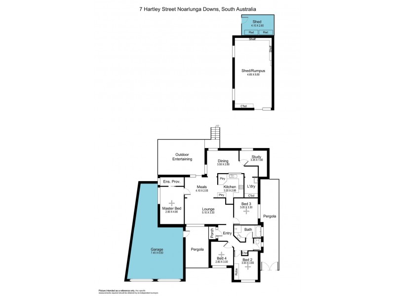 7 Hartley Street, Noarlunga Downs SA 5168 Floorplan
