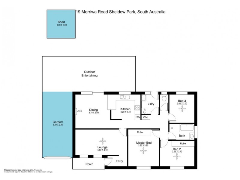 19 Merriwa Road, Sheidow Park SA 5158 Floorplan