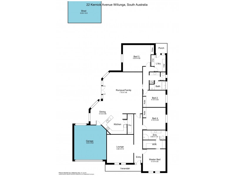 22 Kernick Avenue, Willunga SA 5172 Floorplan