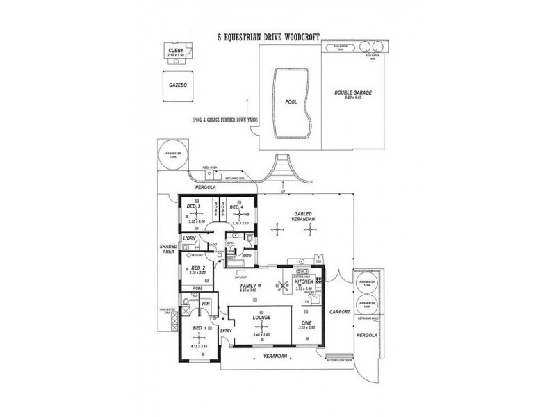 5 Equestrian Drive, Woodcroft SA 5162 Floorplan