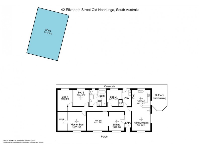 42 – 48 Elizabeth St, Old Noarlunga SA 5168 Floorplan