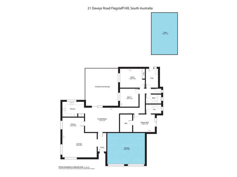 21 Daveys Road, Flagstaff Hill SA 5159 Floorplan