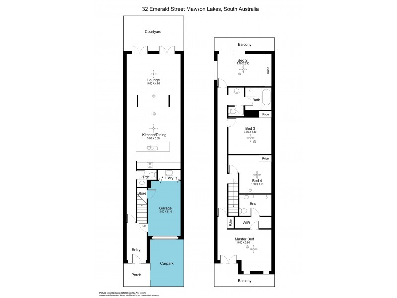 32 Emerald Street, Mawson Lakes SA 5095 Floorplan