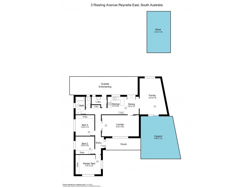 3 Riesling Ave, Reynella East SA 5161 Floorplan