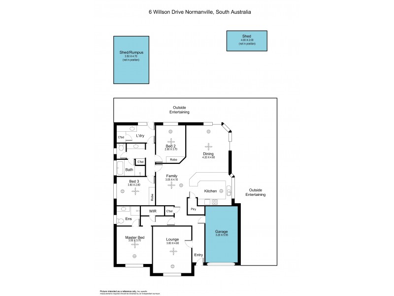 6 Willson Drive, Normanville SA 5204 Floorplan