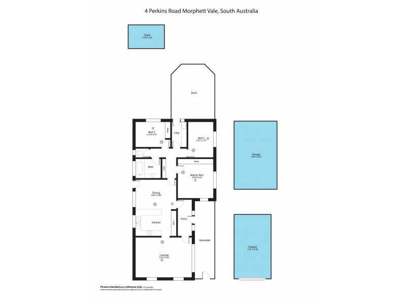 4 Perkins Road, Morphett Vale SA 5162 Floorplan