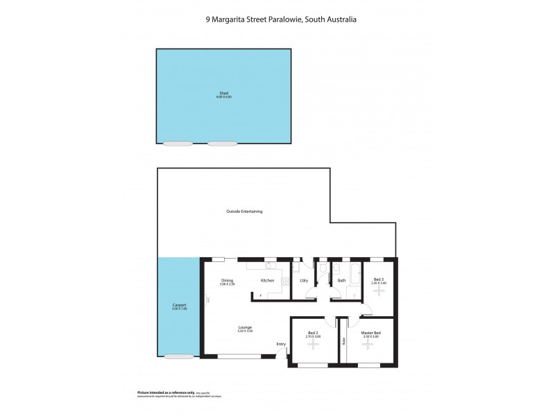 9 Margarita Street, Paralowie SA 5108 Floorplan