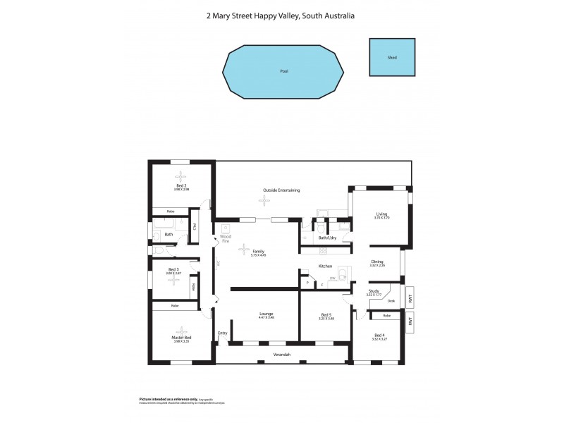 2 Mary Street, Happy Valley SA 5159 Floorplan