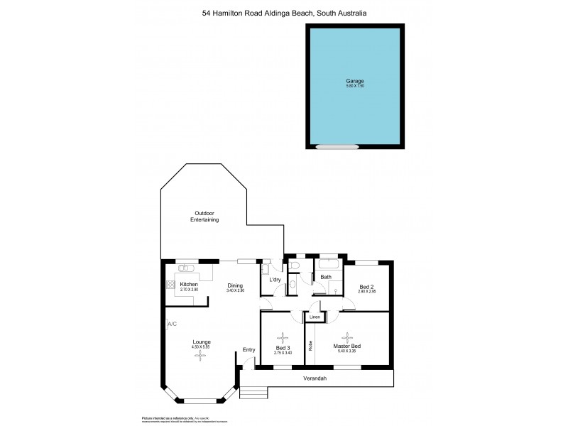 54 Hamilton Road, Aldinga Beach SA 5173 Floorplan