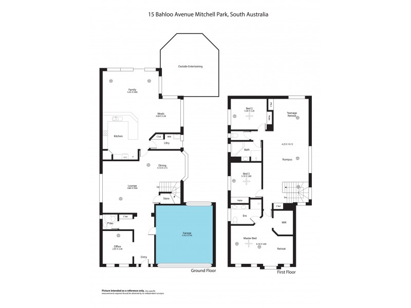 15 Bahloo Avenue, Mitchell Park SA 5043 Floorplan