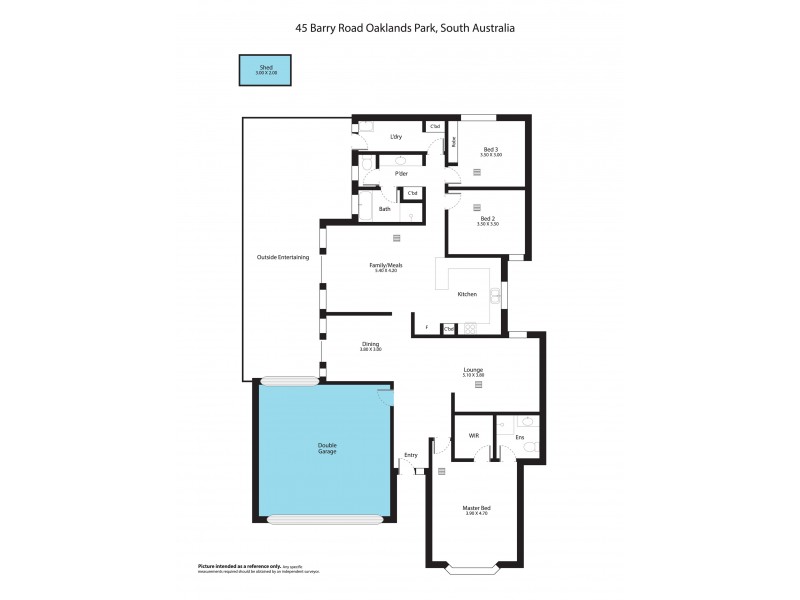 45 Barry Road, Oaklands Park SA 5046 Floorplan