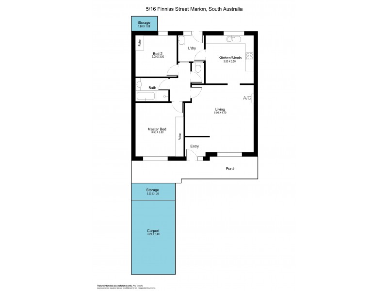 5/16 Finniss Street, Marion SA 5043 Floorplan