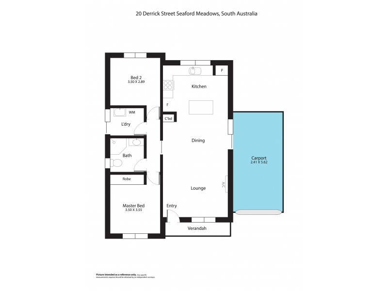 20 Derrick Street, Seaford Meadows SA 5169 Floorplan