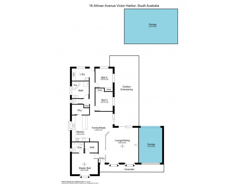 16 Altman Avenue, Victor Harbor SA 5211 Floorplan