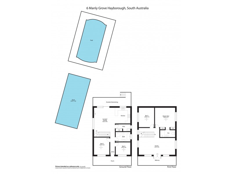 6 Manly Grove, Hayborough SA 5211 Floorplan