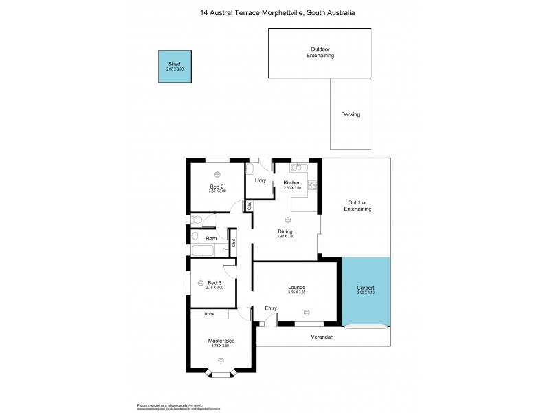 14 Austral Terrace, Morphettville SA 5043 Floorplan