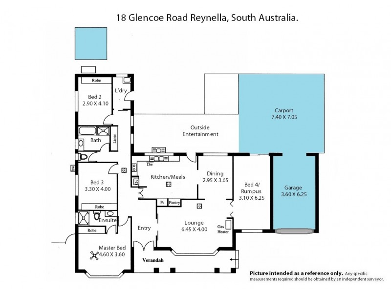 18 Glencoe Road, Reynella East SA 5161 Floorplan