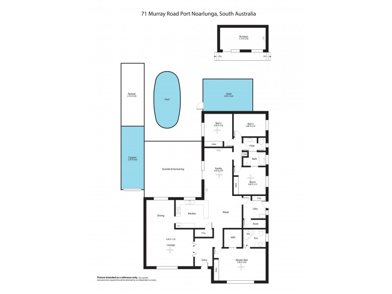 71 Murray road, Port Noarlunga SA 5167 Floorplan