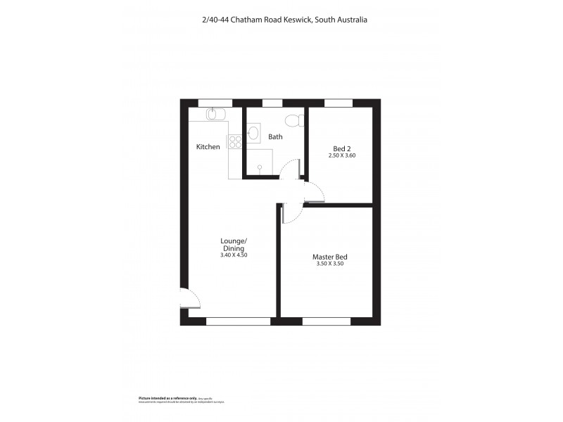 2/40-44 Chatham Road, Keswick SA 5035 Floorplan