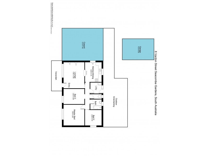 8 Vardon Street, Seacombe Gardens SA 5047 Floorplan