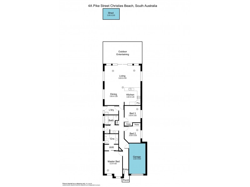 4A Pike Street, Christies Beach SA 5165 Floorplan