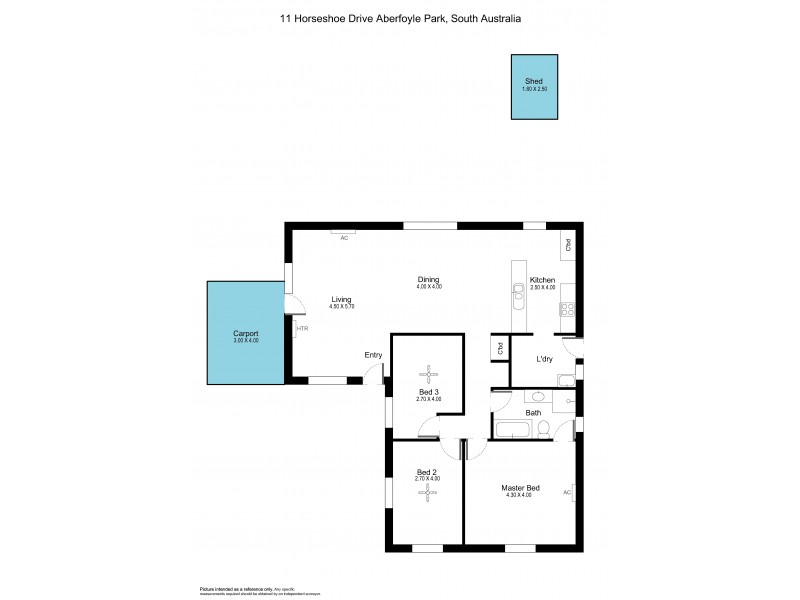 11 Horseshoe Drive, Aberfoyle Park SA 5159 Floorplan