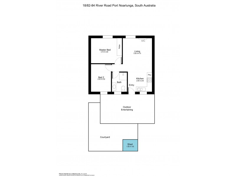 18/82-84 River Road, Port Noarlunga SA 5167 Floorplan
