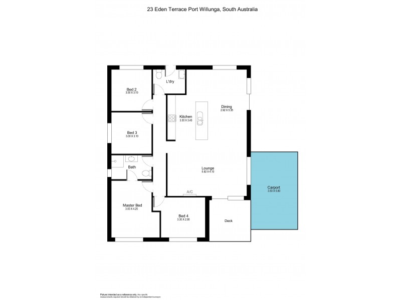 23 Eden Terrace, Port Willunga SA 5173 Floorplan