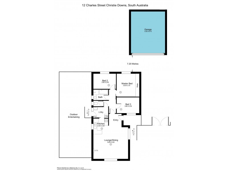 12 Charles Street, Christie Downs SA 5164 Floorplan