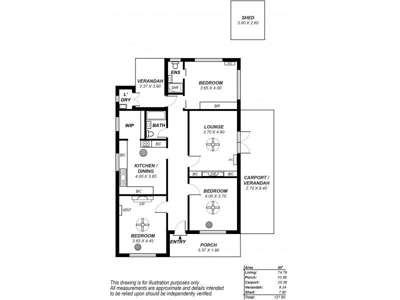 14 Sixth Avenue, Ascot Park SA 5043 Floorplan
