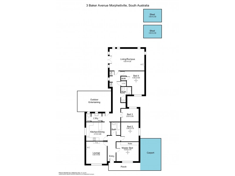 3 Baker Avenue, Morphettville SA 5043 Floorplan