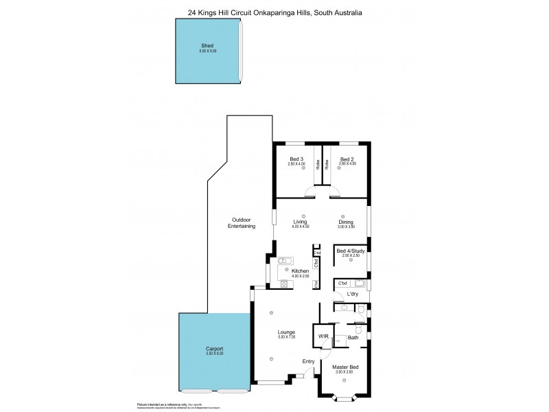 24 Kings Hill Circuit, Onkaparinga Hills SA 5163 Floorplan
