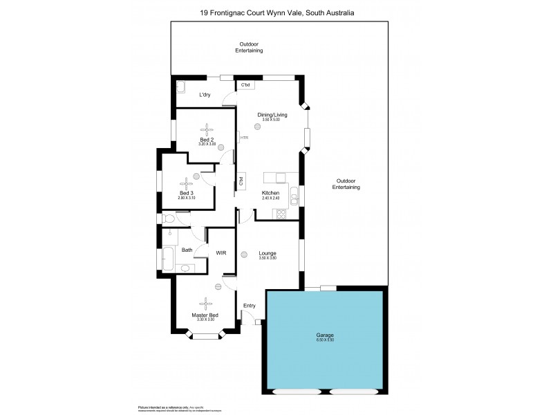 19 Frontignac Court, Wynn Vale SA 5127 Floorplan