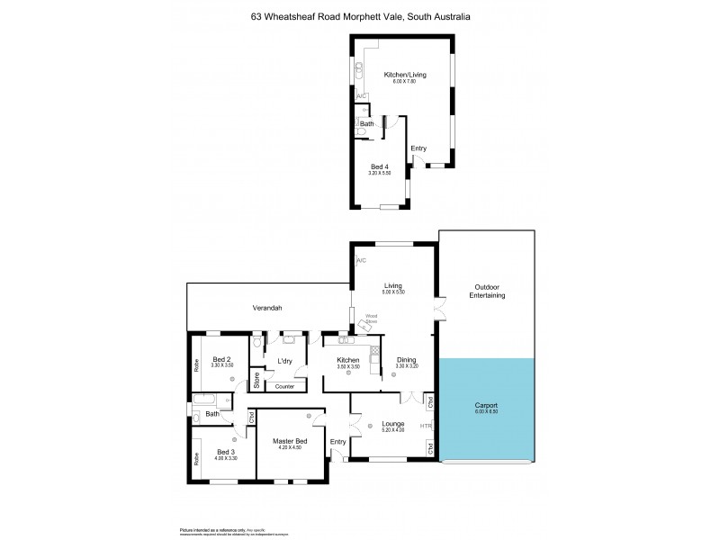 63 and 65 Wheatsheaf Rd, Morphett Vale SA 5162 Floorplan