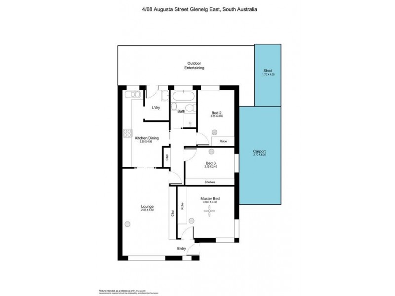 4/68 Augusta Street, Glenelg East SA 5045 Floorplan