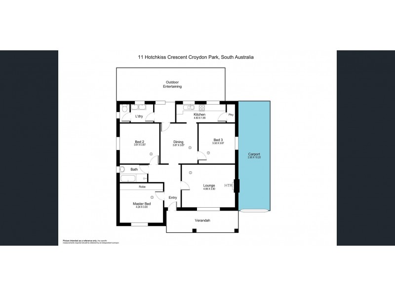 11 Hotchkiss Crescent, Croydon Park SA 5008 Floorplan