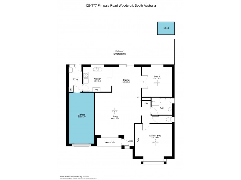 129/177 Pimpala Road, Woodcroft SA 5162 Floorplan