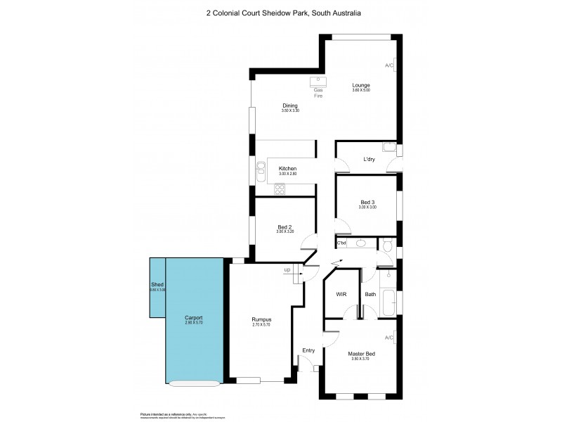 2 Colonial Court, Sheidow Park SA 5158 Floorplan