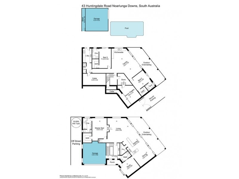 43 Huntingdale Rd, Noarlunga Downs SA 5168 Floorplan