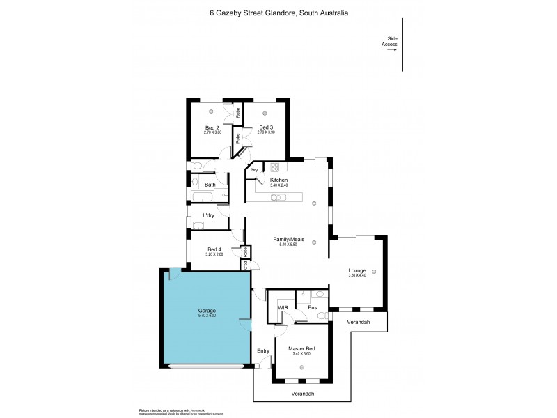 6 Gazeby Street, Glandore SA 5037 Floorplan
